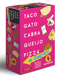 Taco Gato Cabra Queijo Pizza: ao Contrário
